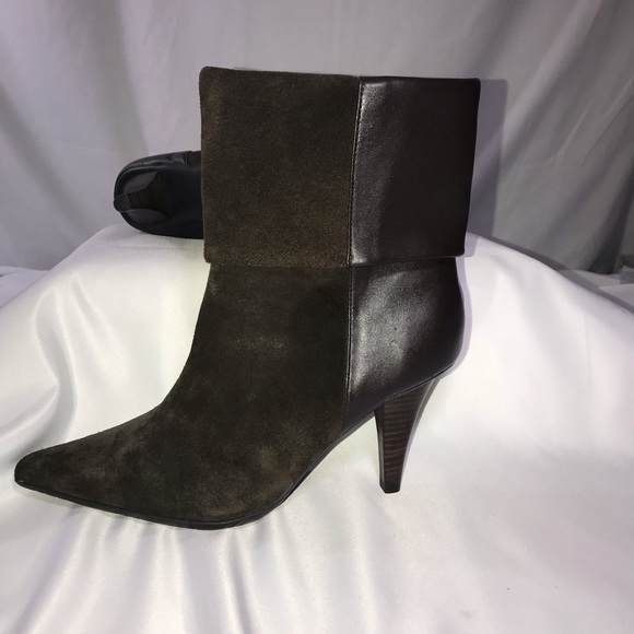 Kenneth Cole Reaction Brown Suede Boots Sz 7 - Picture 6 of 8